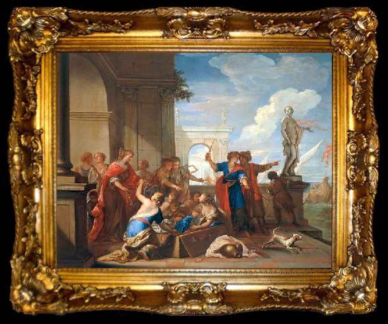 framed  Niccolo Bambini Achilles auf Skyros, ta009-2